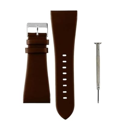 Genuine Leather 32mm Watch Strap Compatible with POLICE Watches | Premium Replacement Band with Installation Tool | Durable & Stylish Wrist Strap for Men