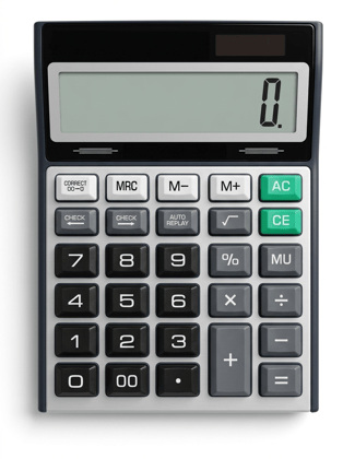 Professional 12-Digit Desktop Business Calculator with 120-Step Check & Correct Function - Dual Power Silver Edition Professional 12-Digit Desktop Business Calculator with 120-Step Check & Correct Function - Dual Power Silver Edition