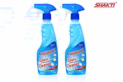 Shakti Glass & Multi Surface Cleaner 500 Ml - 2 Pcs Combo