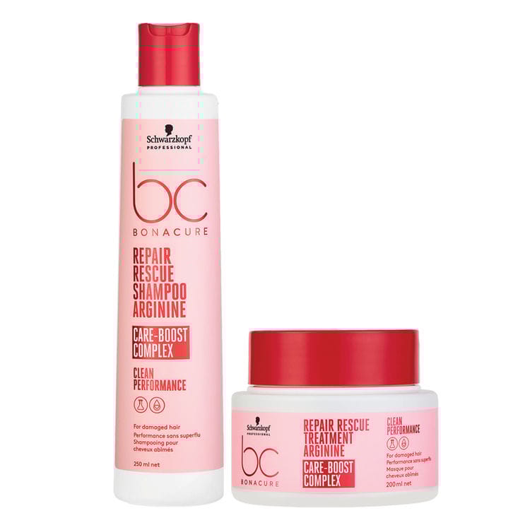 Schwarzkopf Professional Bonacure Peptide Repair Rescue Micellar Shampoo + Treatment Combo (250 +200 ml) 