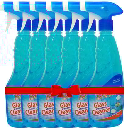 Shakti Glass & Multi Surface Cleaner 500 Ml - 6 Pcs Combo