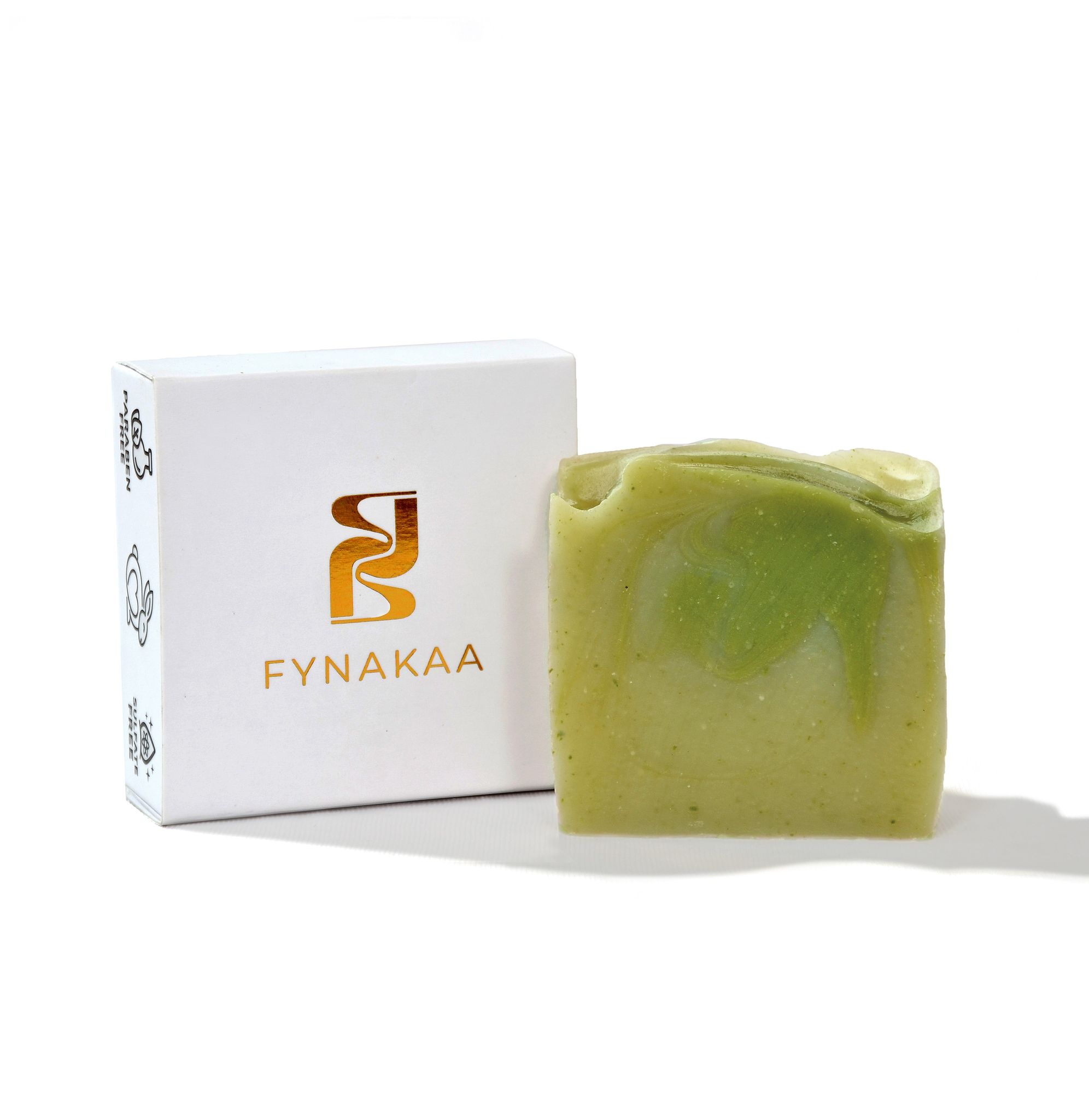 Fynakaa Aloe Vera Cucumber Peppermint Soap | Handmade Cold Processed Soap for Hydration, Cooling & Summer | Natural, Organic & Paraben-Free | Aloe Vera Bar with Fresh Cucumber | For Men & Women, All Skin Types (100gms Pack Of 1)