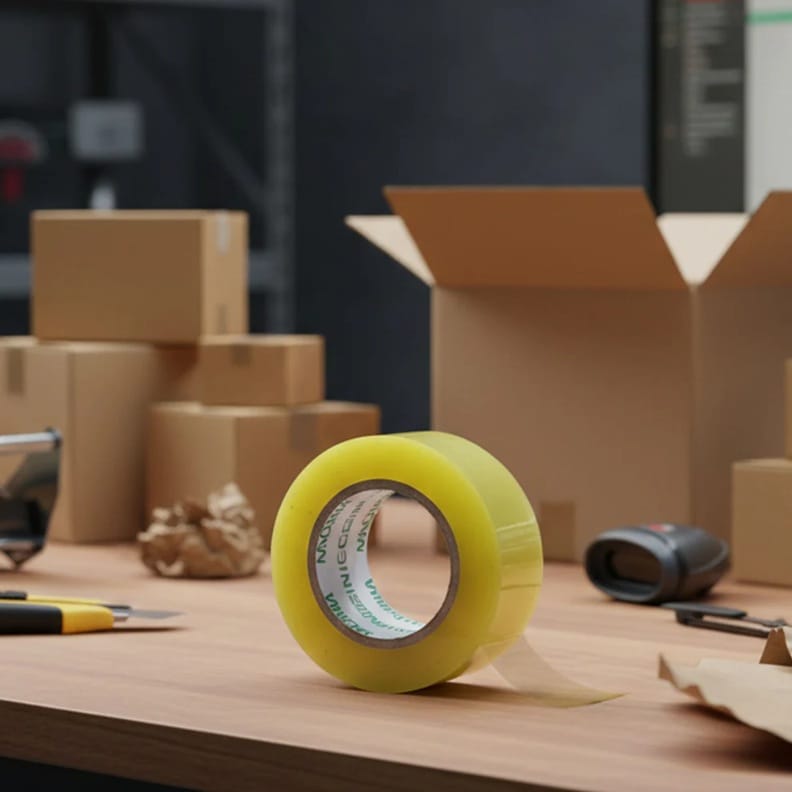 Transparent Packaging Adhesive Tape Roll 125 x 45 MM for Carton Sealing