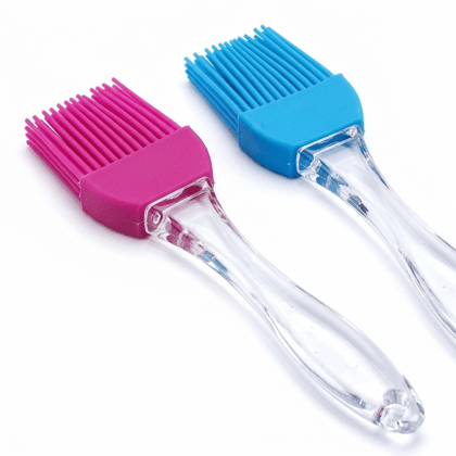 Multipurpose Silicone Pastry Brush for Cooking, Baking & BBQ | Heat Resistant Oil Basting Brush | Food Grade Kitchen Brush (Multicolor) Multipurpose Silicone Pastry Brush for Cooking, Baking & BBQ | Heat Resistant Oil Basting Brush | Food Grade Kitchen Brush (Multicolor)