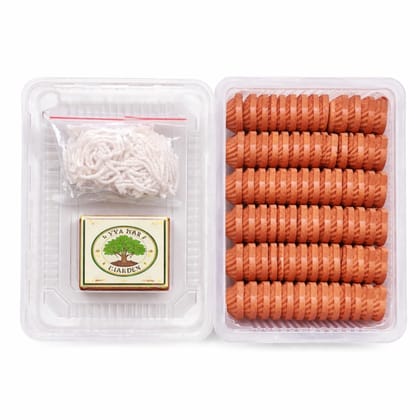 Mud Diya (60 Pcs) with Cotton Wicks & Matchbox | Ready-to-Use Oil Lamps for Diwali, Pooja & Decoration | EYA Garden Mud Diya (60 Pcs) with Cotton Wicks & Matchbox | Ready-to-Use Oil Lamps for Diwali, Pooja & Decoration | EYA Garden