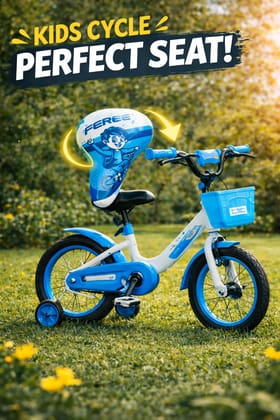 Kids Cycle Seat, Children Bicycle Saddle, Soft Cushion Seat, Cartoon Cycle Seat, Comfortable Kids Bike Seat 270gm 1pieces 