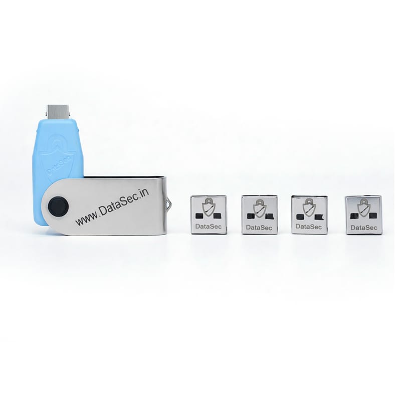 USB PORT BLOCKER WITH KEY (PACK OF 10 BLOCKERS 1 KEY)