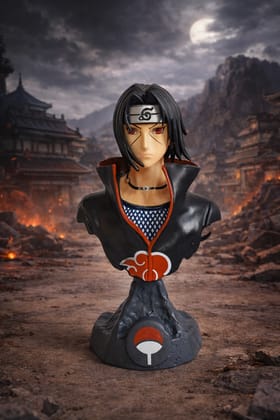 Itachi Uchiha Anime Bust Statue 13 cm | Naruto Action Figure Collectible Itachi Uchiha Anime Bust Statue 13 cm | Naruto Action Figure Collectible