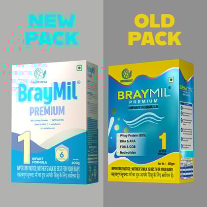 Braymil Premium Infant Formula 1 for Up to 6 Months Powder