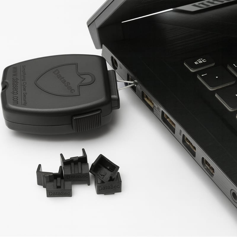 DataSec RJ45 Port Lock and Key Tool 10 BLOCKERS AND 1 KEY