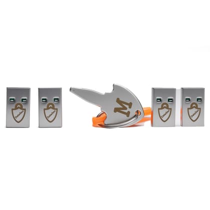 USB PORT LOCK AND KEY (PACK OF 10 LOCK & 1 KEY)