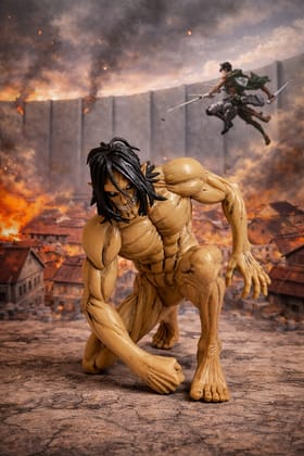 Attack Titan Action Figure 15 cm – Eren Titan Form Anime Collectible Statue Attack Titan Action Figure 15 cm – Eren Titan Form Anime Collectible Statue
