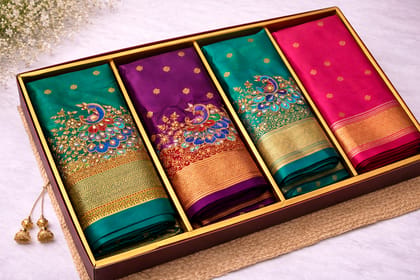 RupLaxmi Royal Silk Saree Treasure Box