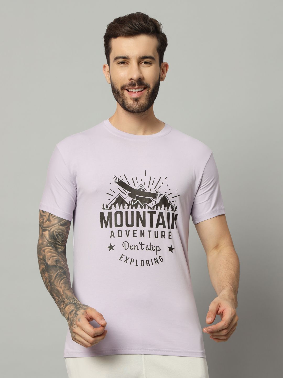 Visit the Savvy X Wear Store Savvy X Wear Men's Solid Round Neck Performance T-Shirt