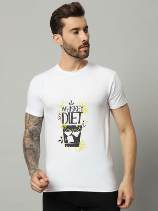 Savvy X Wear Men's Solid Round Neck Performance T-Shirt