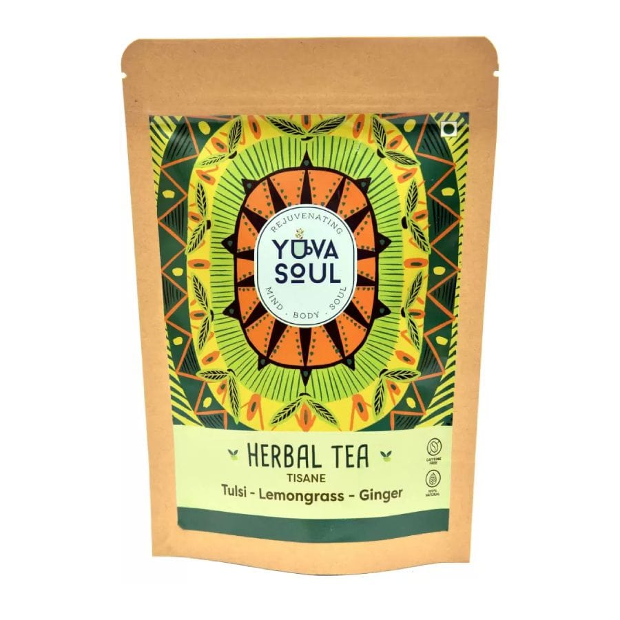 YUVA SOUL Tulsi - Lemongrass - Ginger Tea - 25 Gms