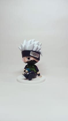 Kakashi Hatake Mini Sitting Action Figure 8 cm | Cute Chibi Anime Collectible from Naruto Kakashi Hatake Mini Sitting Action Figure 8 cm | Cute Chibi Anime Collectible from Naruto
