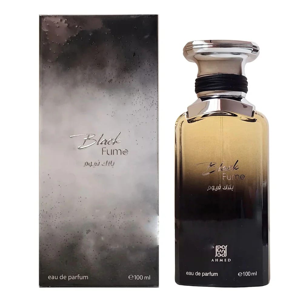 Ahmed Al Maghribi Black Fume EDP for Men 100ml – Intense Smoky Woody Long-Lasting Perfume