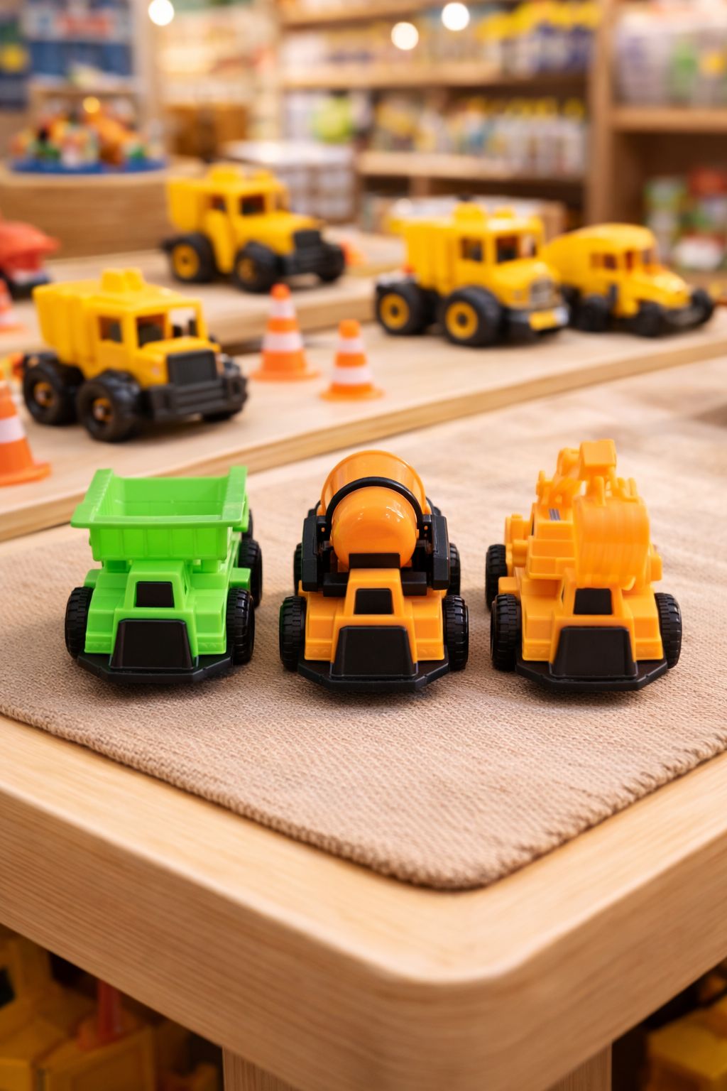 Mini Construction Vehicle Toy Set