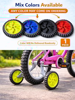 Kids Cycle Support Wheel, Bicycle Training Wheel, Cycle Side Wheel, Kids Balance Wheel, Support Tyre for Kids Cycle 120gm