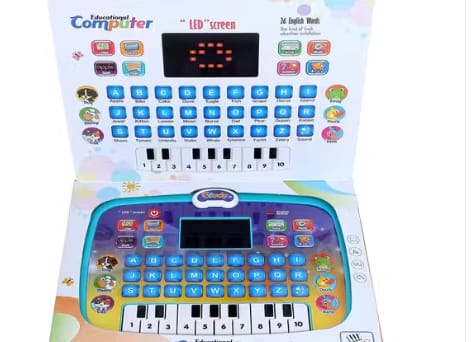 Educational Learning Kids Laptop Tablet Computer with Music and Fun Activities, Engaging Learning Toy for Toddlers| Ideal Educational Laptop with Games, Colorful