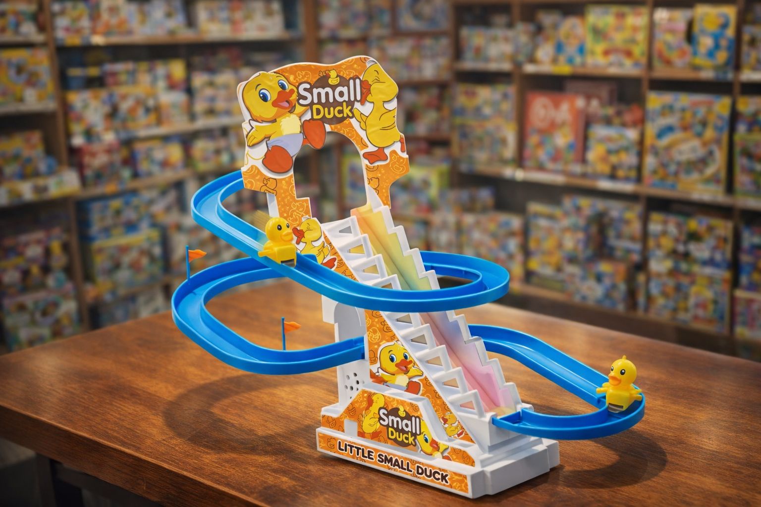 Small Duck Educational Escalator Track Toy Set