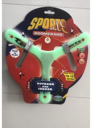 VTTOYS Boomerang Glow in The Dark| Flying Disc Throwing Toy | Returning Boomerang Toy for Kids & Adult. Y-Shape (Green) 1 VTTOYS Boomerang Glow in The Dark| Flying Disc Throwing Toy | Returning Boomerang Toy for Kids & Adult. Y-Shape (Green) 1