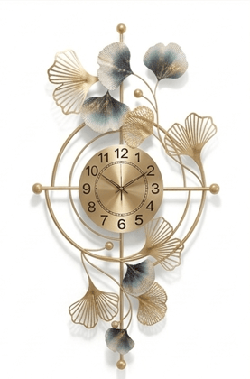 Ethereal Butterfly Garden Wall Clock – Handcrafted Blue & Gold Metal Art Ethereal Butterfly Garden Wall Clock – Handcrafted Blue & Gold Metal Art