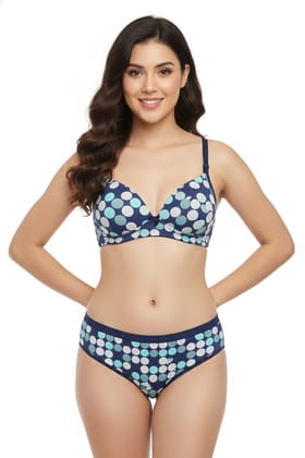 Luv Mystery Women’s Deep Cut Plunge Bra & Panty Set | Lightly Padded Polka Dot Lingerie Set | Adjustable Straps Sexy Bikini Set for Women Luv Mystery Women’s Deep Cut Plunge Bra & Panty Set | Lightly Padded Polka Dot Lingerie Set | Adjustable Straps Sexy Bikini Set for Women