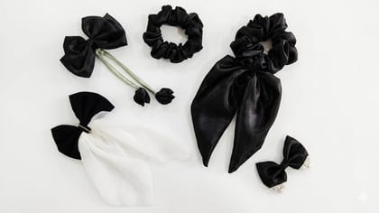 Black and White Hair Accessories Black and White Hair Accessories