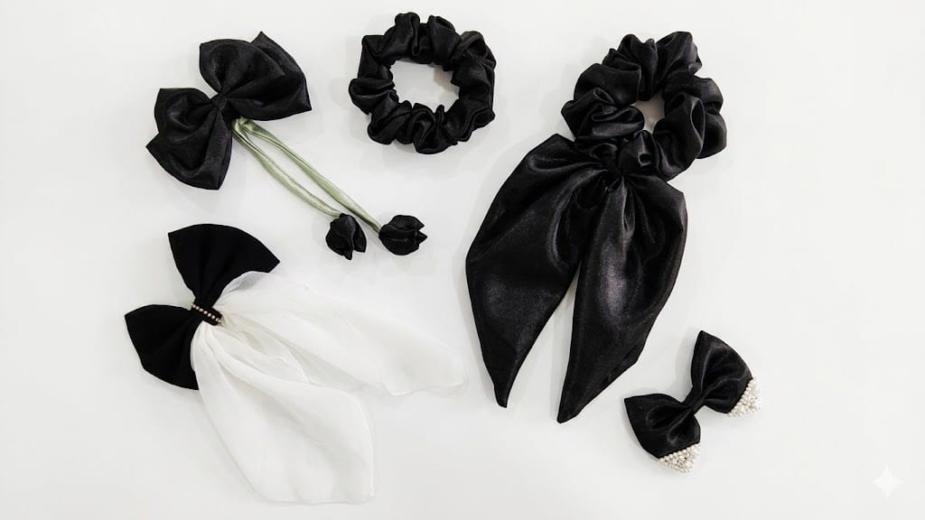 Black and White Hair Accessories