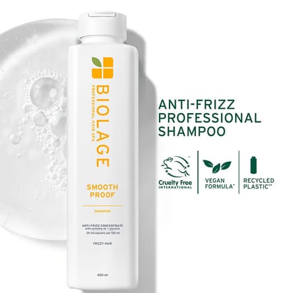 Matrix Biolage Smoothproof Professional Shampoo For Dry And Frizzy Hair, 72 Hrs Frizz Control (200ml)