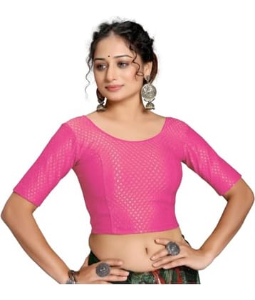 DELTIN HUB Black Readymade without Pad Silk Blend Women's Blouse ( Pack of 1 )