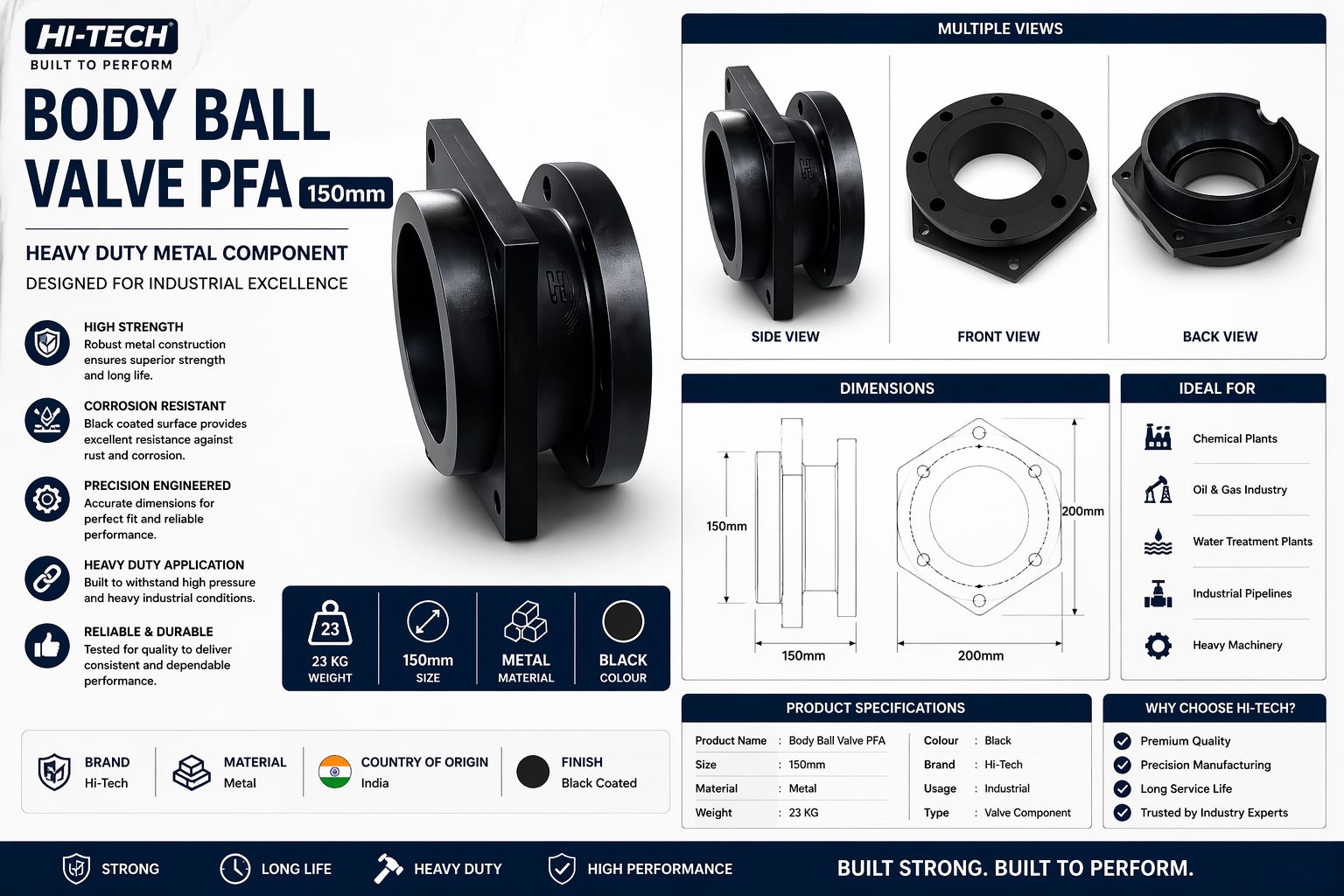 Body Ball Valve PFA