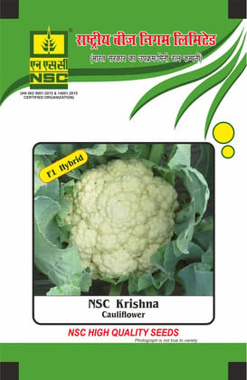 NSC Hybrid Cauliflower, Krishna, 10 Gram Seed Pouch