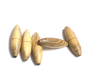 Nawani 6+ Years 5 Pic Indian Heavy Traditional Wood Gilli, Size -12/3.5 Cm