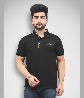 Forbro - Black Cotton Blend Regular Fit Men's T-Shirt ( Pack of 1 )