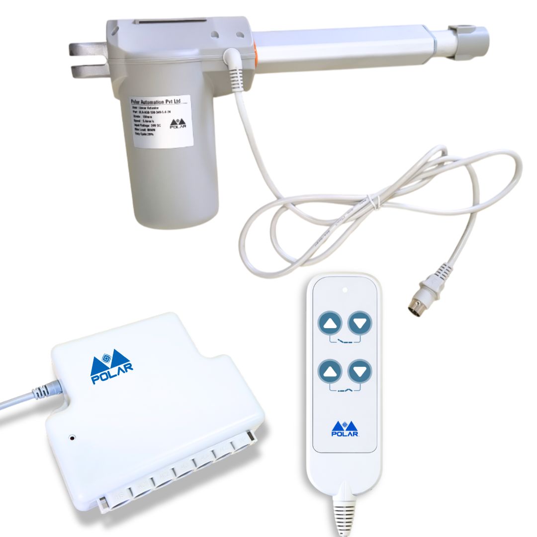 2 Function Electric Linear Actuator (Stroke 100 mm | Load 6000 N | Speed 4 mm/s)