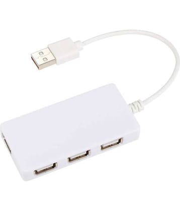 EKRAJ 4 port USB Hub (Slim Hub White / Black)