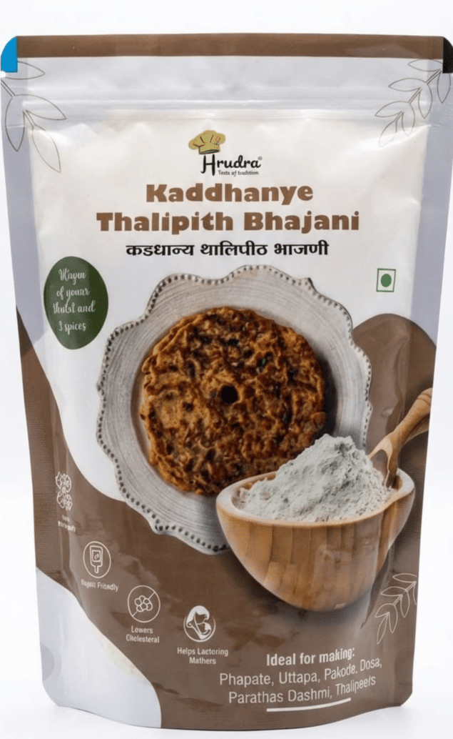 Hrudra Kaddhanye Thalipith Bhajani - Traditional Multigrain Flour Blend