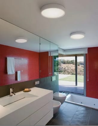 Rimless Surface Ceiling Light - 15w | Shape - Round | Natural White 4000k | Packed of 1 pcs. | Indoor use only Rooms, Bathrooms, Office, Balcony etc.