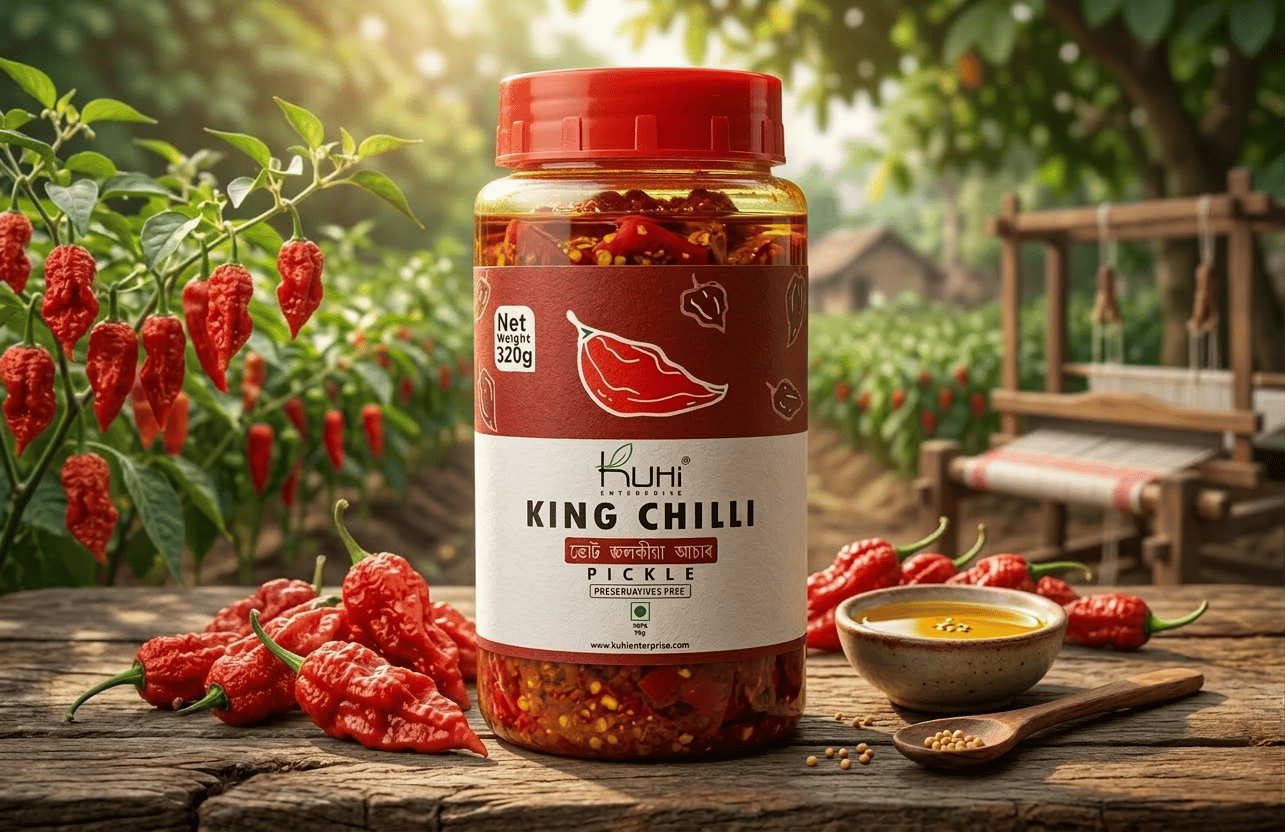 Kuhi's King Chilli Pickle | Preservatives Free | Organically grown