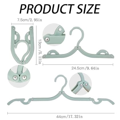 Folding Plastic Clothes Coat Hangers, Magic Folding Coat Racks Multifunction Travel Accessories for Home Travel Outdoor Camping