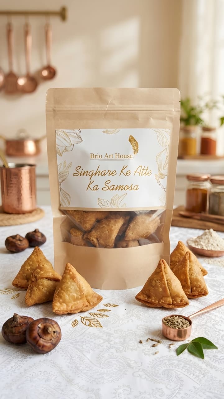 Singhare ka Atta ka Samosa (200g)