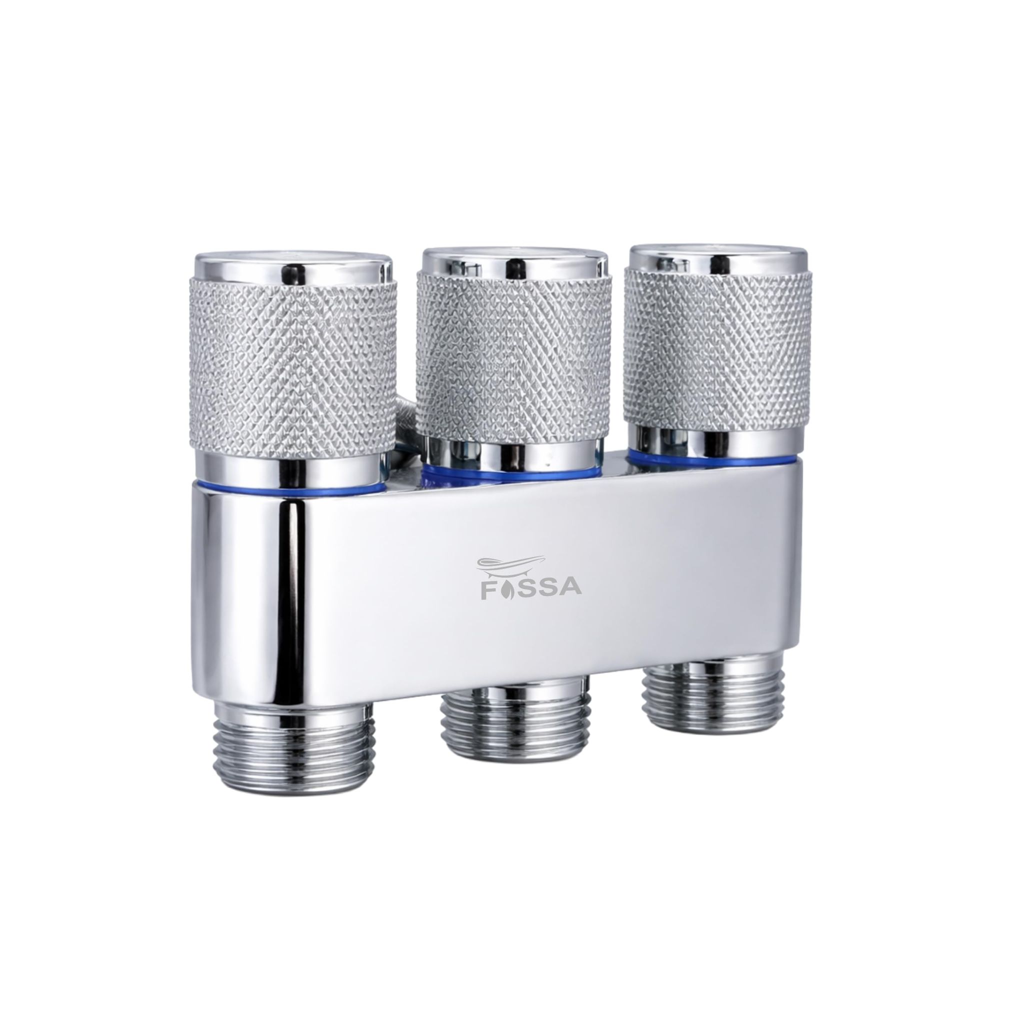 3 Way Galaxy Silver Laundry Faucet Stainless Steel Angle Valve Without Nozzle