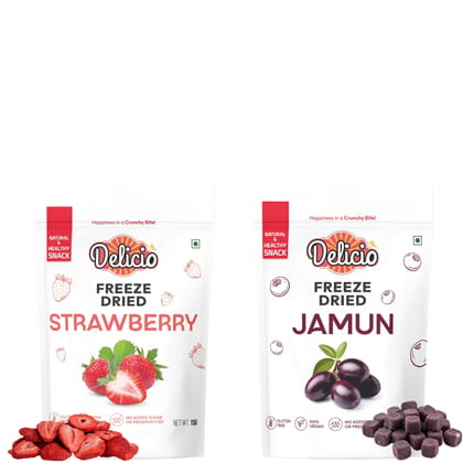 Freeze Dried Strawberry (15g) & Jamun (20g)