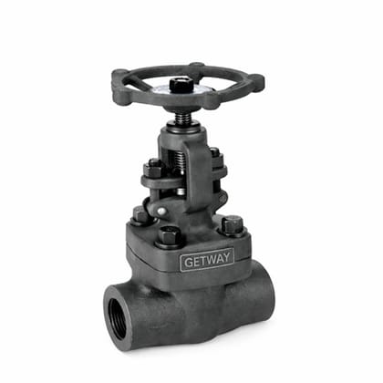 GETWAY Forged Steel Gate Valve 1 Inch 800# (Class 800), A105 Body, NPT Threaded, Industrial Use