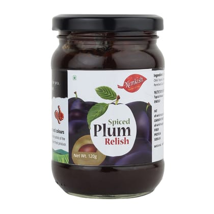 Nimkish Spicy Plum Relish | Himalayan Artisanal Chutney | No Preservatives | Made in Kullu