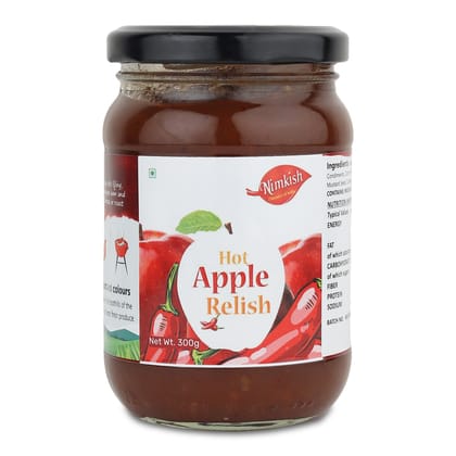 Nimkish Hot Apple Chutney | 300g | Himalayan Artisan Chutney | No Preservatives | Made in Kullu Nimkish Hot Apple Chutney | 300g | Himalayan Artisan Chutney | No Preservatives | Made in Kullu