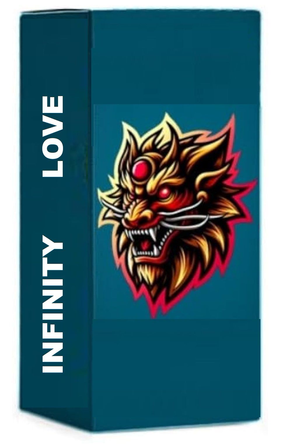 infinity love 8 inch dragon condom for men 